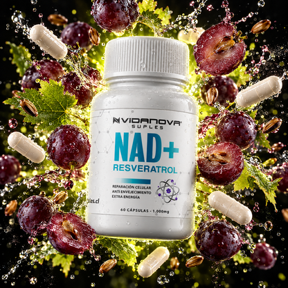 NAD+ Resveratrol 60 cápsulas