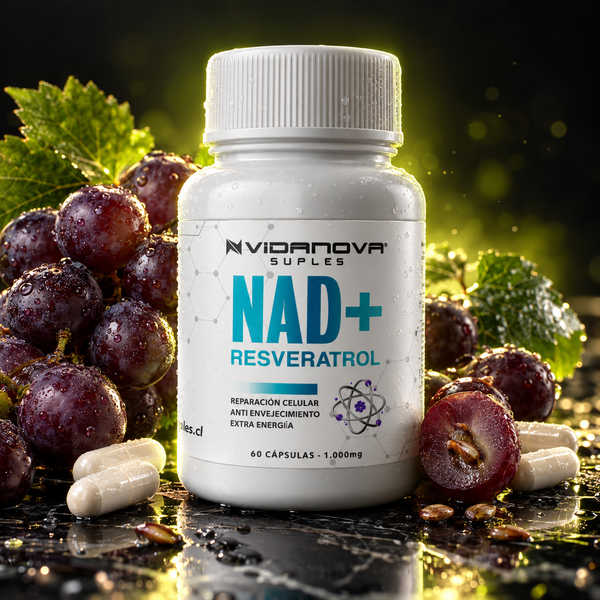 NAD+ Resveratrol 60 cápsulas