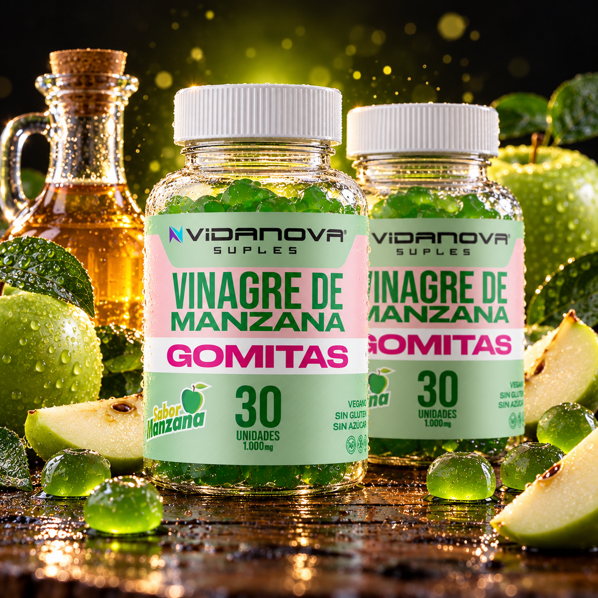 Gomitas de Vinagre de Manzana 30 unidades